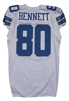 2011 Martellus Bennett Game Used Dallas Cowboys Jersey Photo Matched To 12/4/2011 (Cowboys-Steiner)